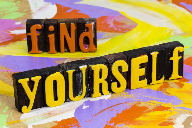 Find yourself lifestyle happiness discover dream life royalty free stock photos