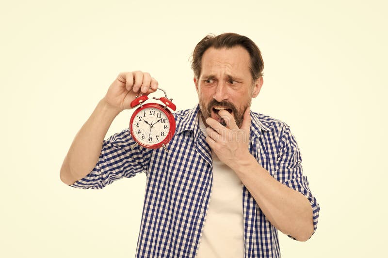 Finden Sie heraus, warum Sie immer sp?t sind Kerl-Griffwecker des Mannes b?rtiger reifer Zeitf?hrungsqualit?t Kontrollieren Sie Z stockbilder Finden Sie heraus, warum Sie immer sp?t sind Kerl-Griffwecker des Mannes b?rtiger reifer Zeitf?hrungsqualit?t Kontrollieren Sie Z stockbilder
