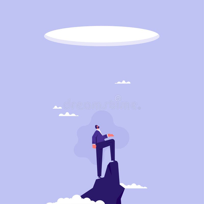 Finding way out or solving problems concept vector illustration