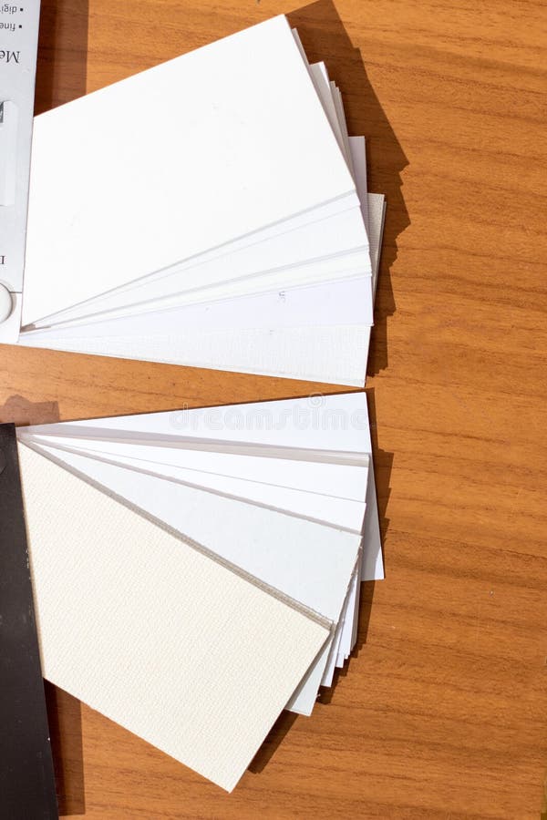 Fine Art Cotton Paper for Inkjet Printers Stock Photo Image of