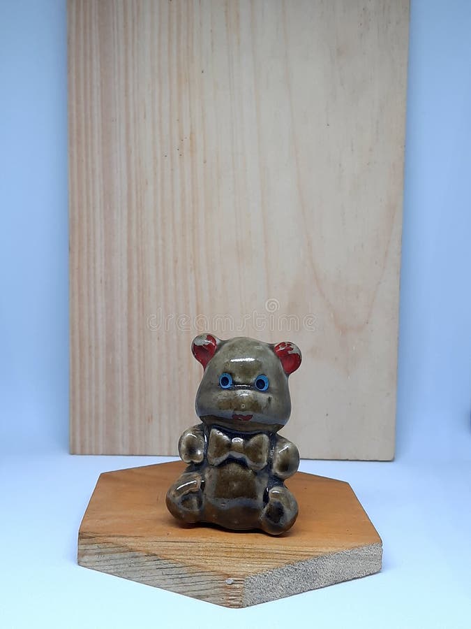 Fine Art of Teddy Bear Dolls Made of Clay Stock Photo Image of bear