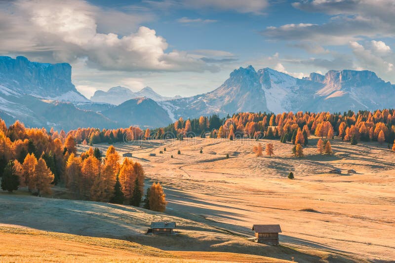 Autumn Landscape with Mountains