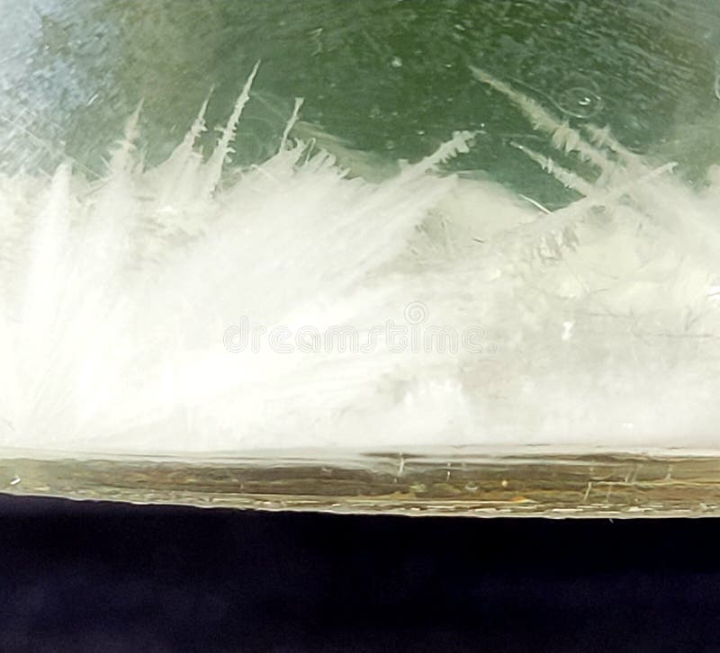 Crystal in storm glass stock image. Image of translucent 243196121