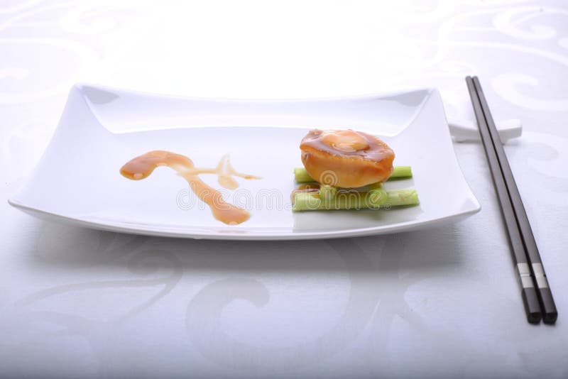 Fine Dining of Abalone in a Restaurant Where Presentation is Important