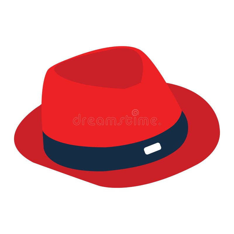 Two Color Fedora Vector Icon From Fashion Concept. Isolated Blue Fedora Vector Sign Symbol Can