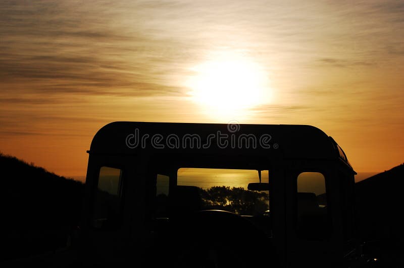 Finestre di automobile viste attraverso tramonto nel Sudafrica, Città del Capo immagini stock libere da diritti Finestre di automobile viste attraverso tramonto nel Sudafrica, Città del Capo immagini stock libere da diritti