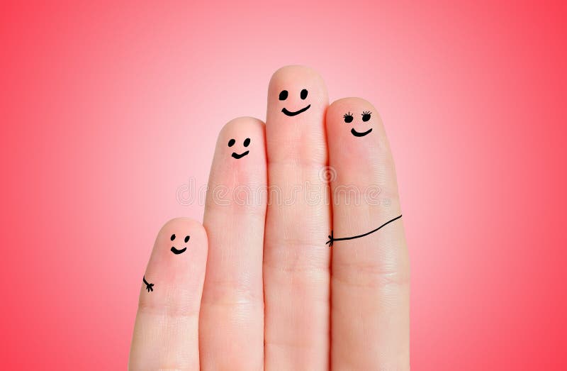 Finger family stock photos Finger family stock photos