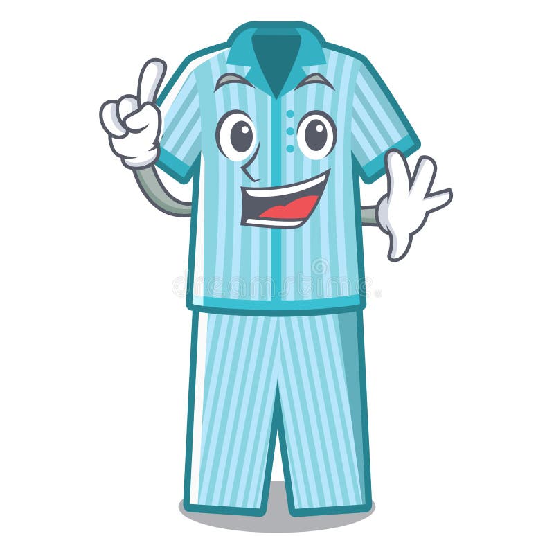 Cartoon Smiling Woman In Pajamas Stock Vector - Illustration of graphic ...