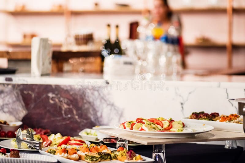 Finger-food, buffet stock image. Image of meat, dishes - 62333745