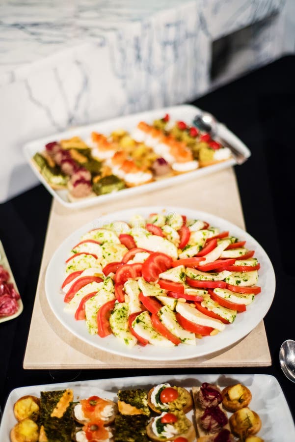 Finger-food, buffet stock photo. Image of green, cream - 62333762
