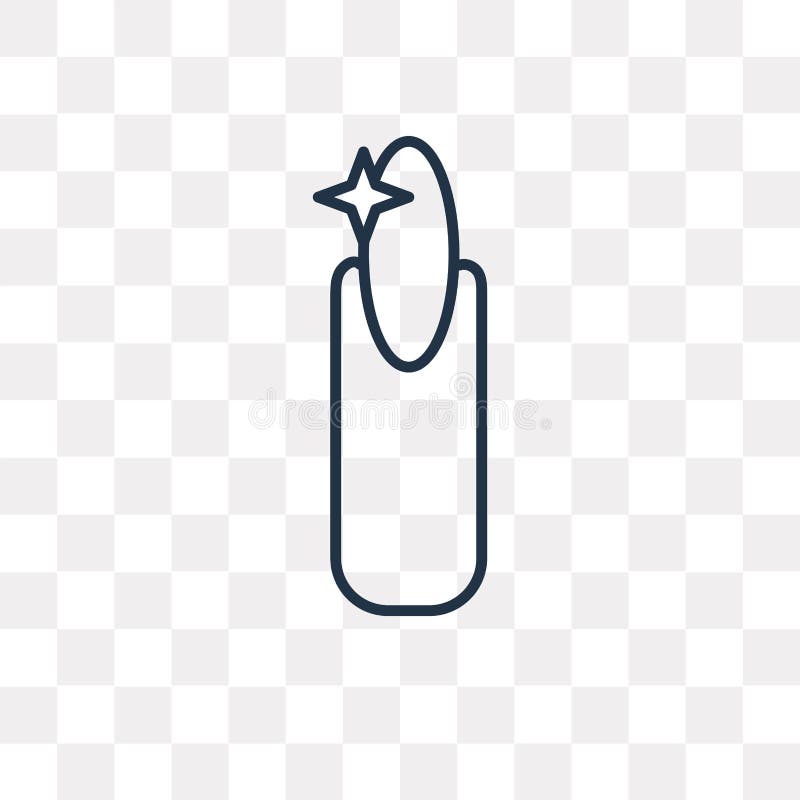 Nail Generic Outline Color icon