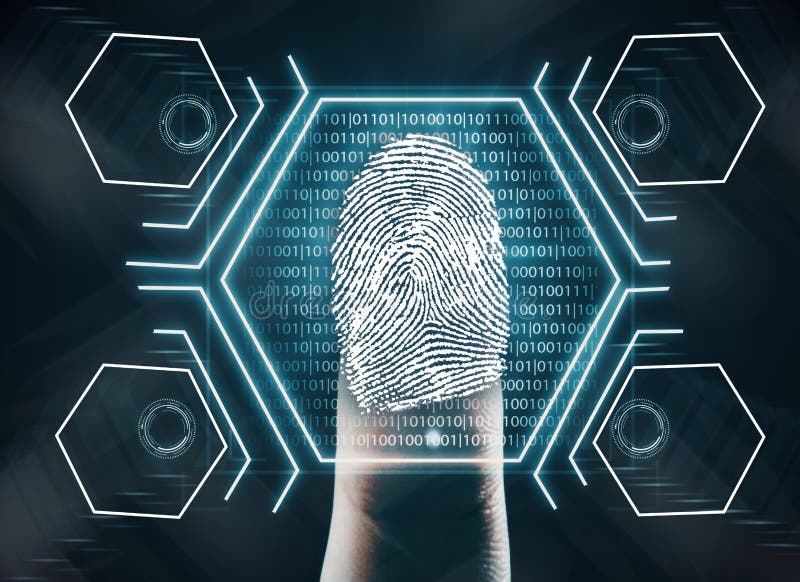 Finger print, innovation concept