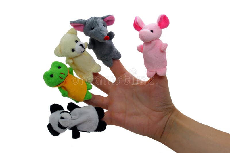 Finger puppets stock photo. Image of plaything, tale, entertainment