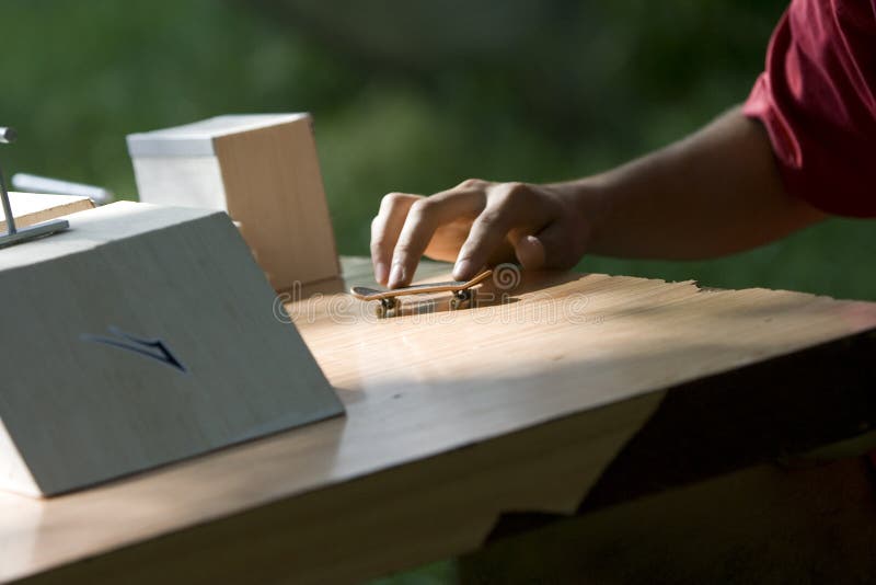 Finger skate stock image. Image of cement, isolated, action 5803279
