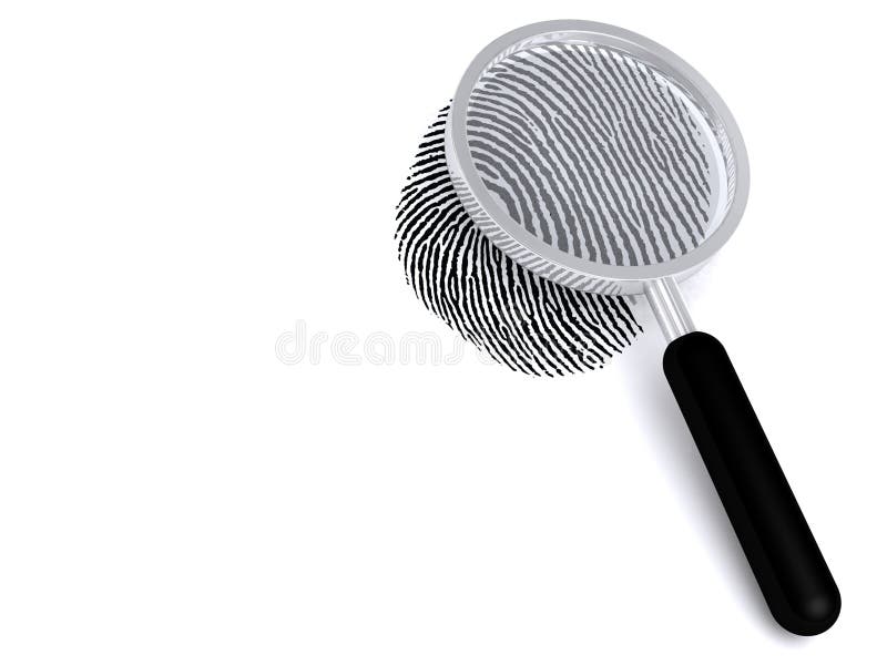 fingeravtryckexponeringsglas royaltyfri illustrationer fingeravtryckexponeringsglas royaltyfri illustrationer