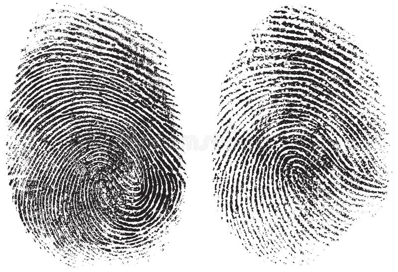 No Fingerprint Or Finger Print Forbidden Sign Stock Photo Image of