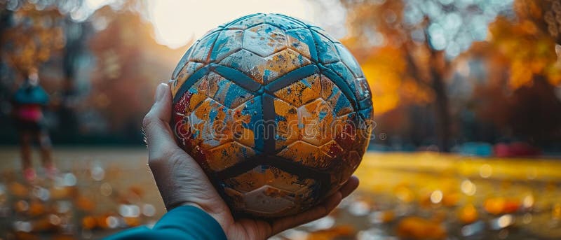 Fingers spinning a soccer ball, showcasing control and flair. AI generated. Fingers spinning a soccer ball, showcasing control and flair. AI generated