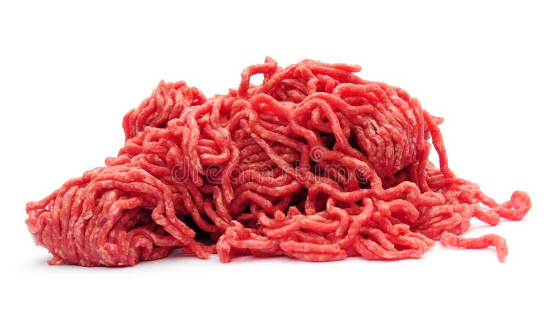 Finhackad meat arkivfoto