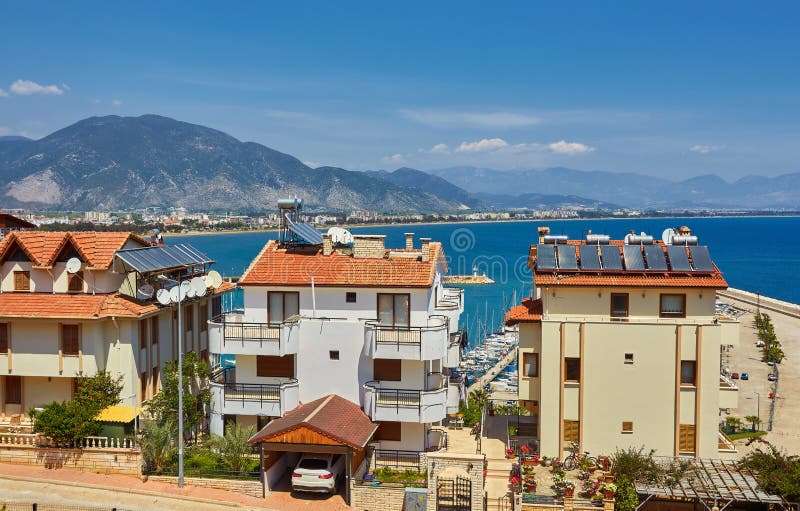 Finike, Turkey April 25, 2017 the Town of Finike,province of Antalya