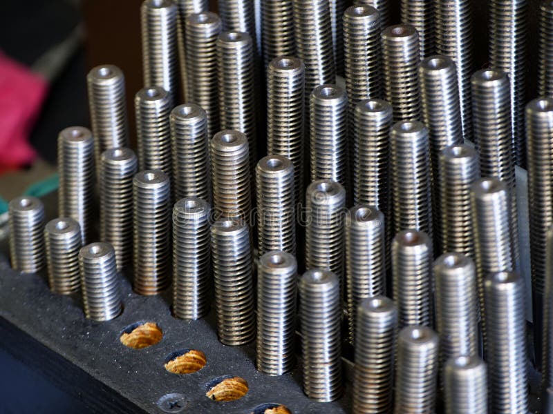 Finished metal products stock image. Image of rods, products 93225519