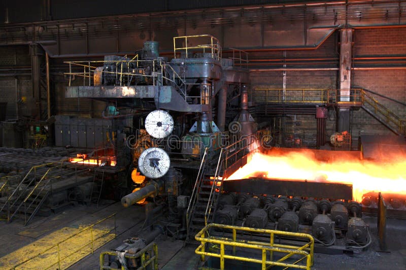 Finishing mill stock image. Image of industrial, mill 5448487