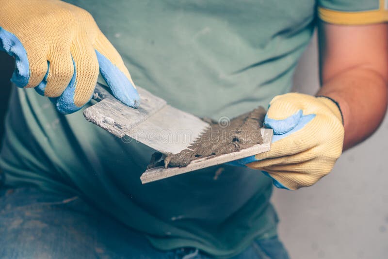 Finishing Work in the House Stock Photo Image of surface, level