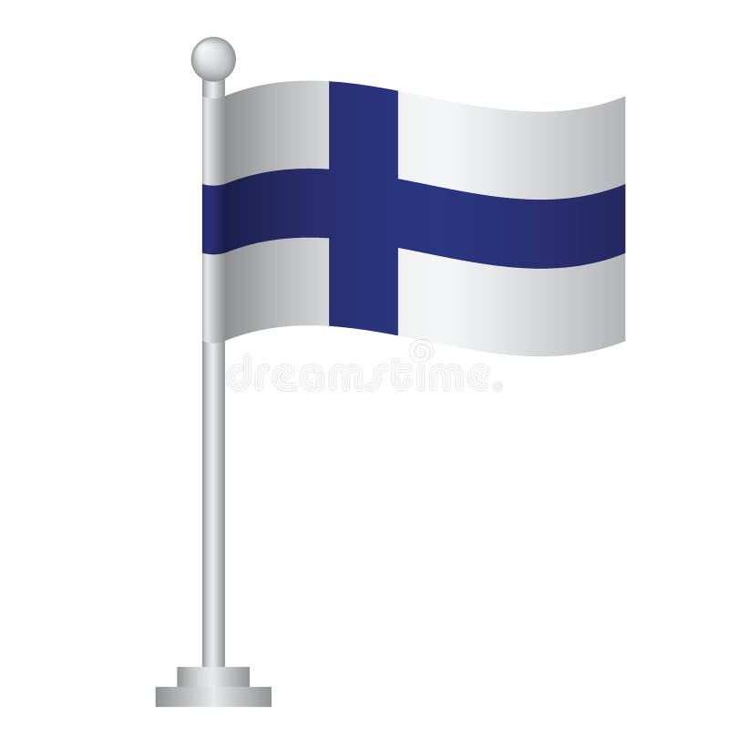 Finnish Flag Pole Stock Illustrations – 737 Finnish Flag Pole Stock ...