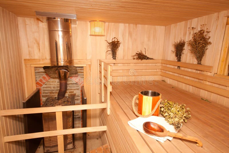 Finnish sauna stock image. Image of flue, indoors, room 16170319