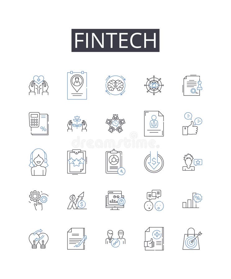 FinTech line icons collection. Admiration, Worship, Obsession, Fanaticism, Hero-worship, Reverence, Idolatry vector and