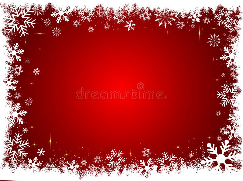 Fiocchi di neve e stelle illustrazione di stock Fiocchi di neve e stelle illustrazione di stock