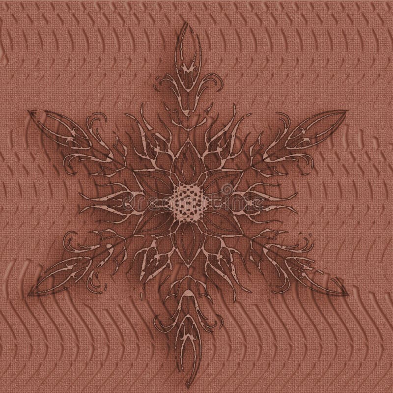 Fiocco di neve astratto con il materiale illustrativo vibrante di colori Forma tagliata Arti della superficie di lerciume Buon pe royalty illustrazione gratis Fiocco di neve astratto con il materiale illustrativo vibrante di colori Forma tagliata Arti della superficie di lerciume Buon pe royalty illustrazione gratis