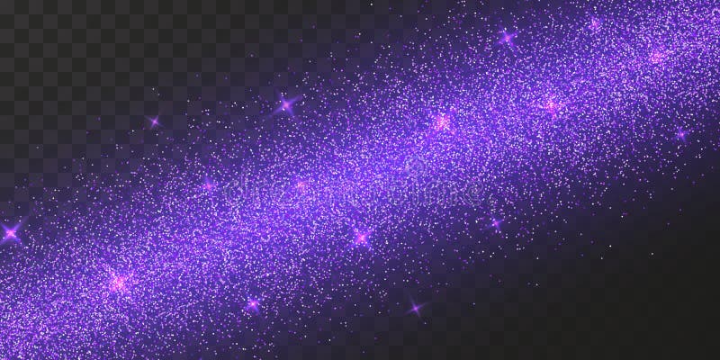 Fioletowy błysk na przezroczystym tle. Rose Gold Vibrant background with twinkle. Ilustracja wektorowa ilustracja wektor