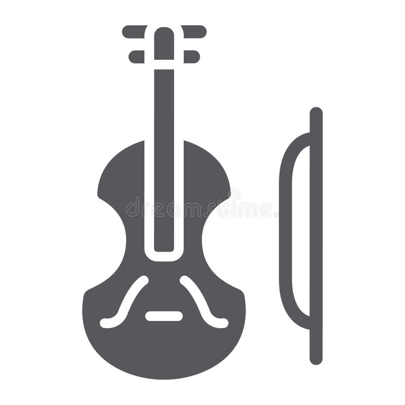 Fiolskårasymbol, musik och instrument, violoncelltecken, vektordiagram, en fast modell på en vit bakgrund vektor illustrationer Fiolskårasymbol, musik och instrument, violoncelltecken, vektordiagram, en fast modell på en vit bakgrund vektor illustrationer