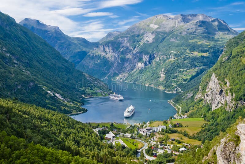 Fiordo de Geiranger, Noruega Fiordo de Geiranger, Noruega