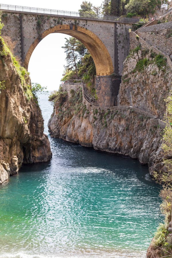 Fiordo Di Furore Beach. Furore Fjord, Amalfi Coast ...