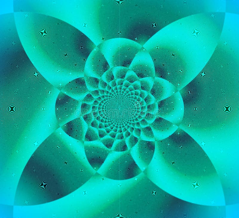 Fiore di meraviglia verde di brutto illustrazione vettoriale Fiore di meraviglia verde di brutto illustrazione vettoriale