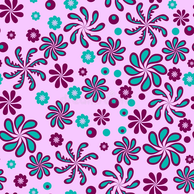 Fiori astratti fantastici illustrazione vettoriale Fiori astratti fantastici illustrazione vettoriale