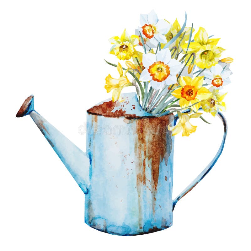 Fiori della molla dell'acquerello royalty illustrazione gratis