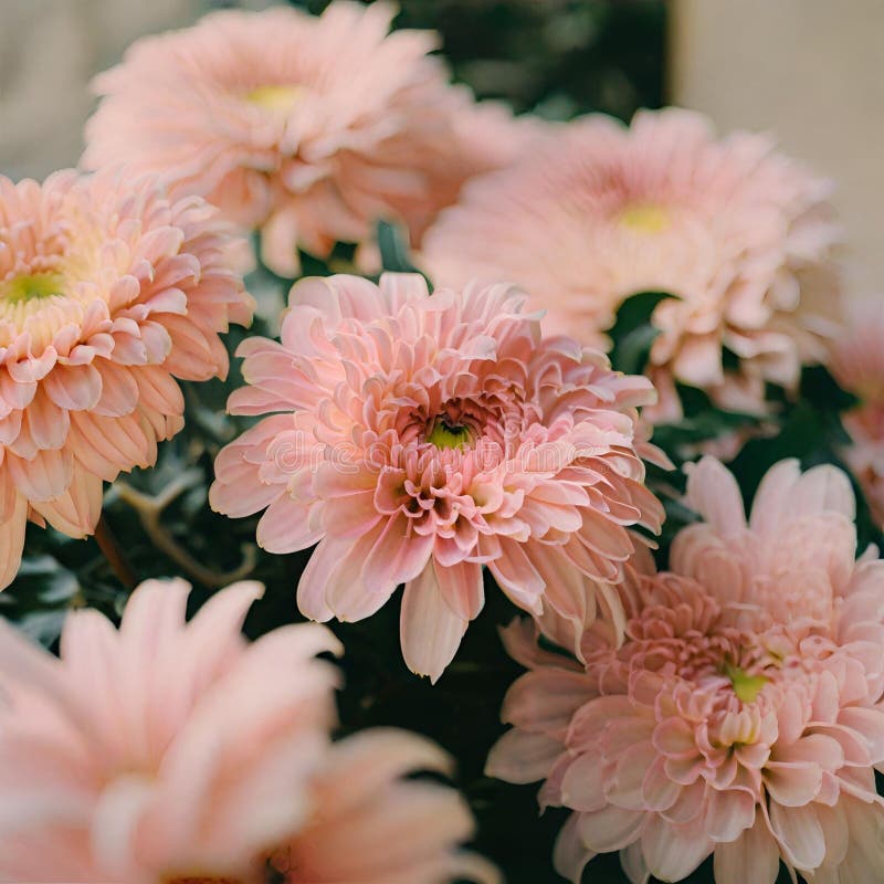Fiori di crisantemo rosa royalty illustrazione gratis