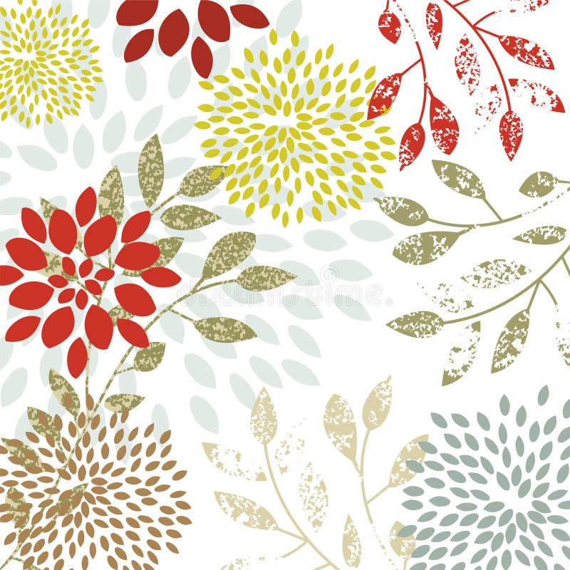 Fiori biologici illustrazione vettoriale