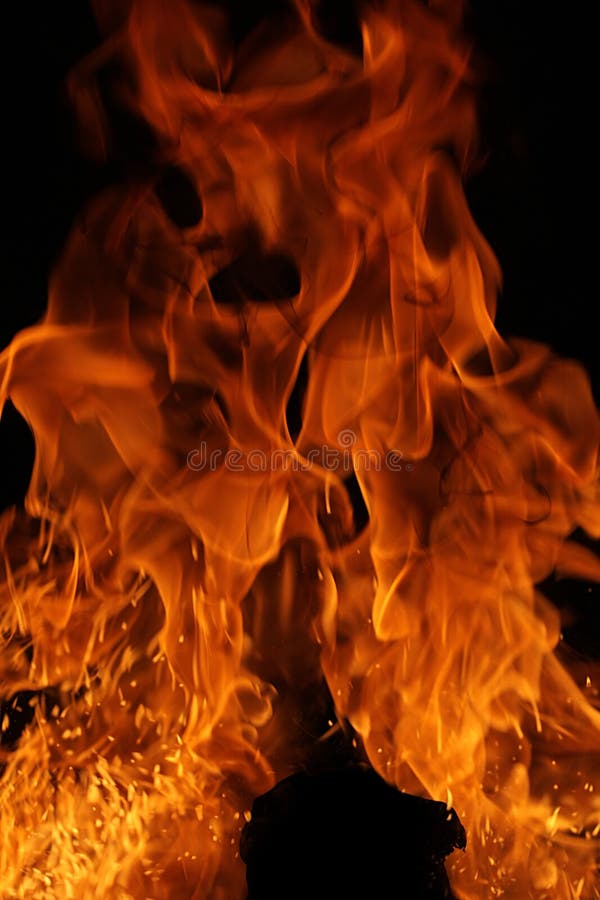 Hot fire background on black. Plasma blast stock images, royalty-free photos and pictures