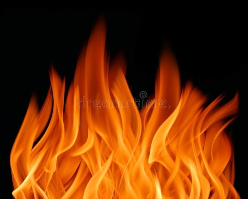 Oheň pozadí plamenů nebo textury