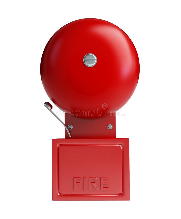 Fire alarm stock illustration