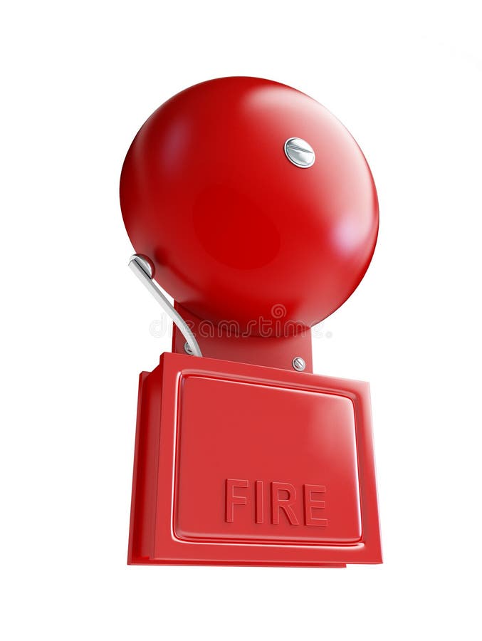 Fire alarm royalty free illustration