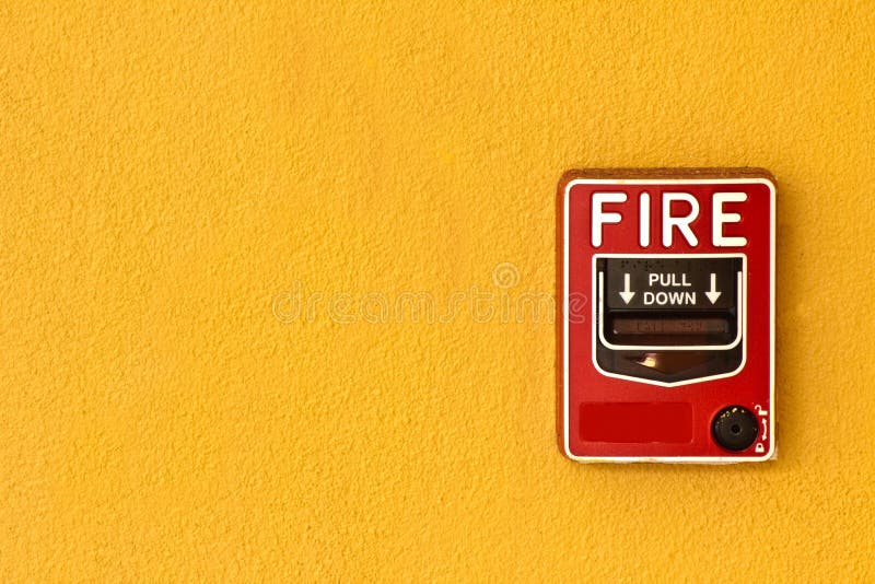Fire alarm royalty free stock photography