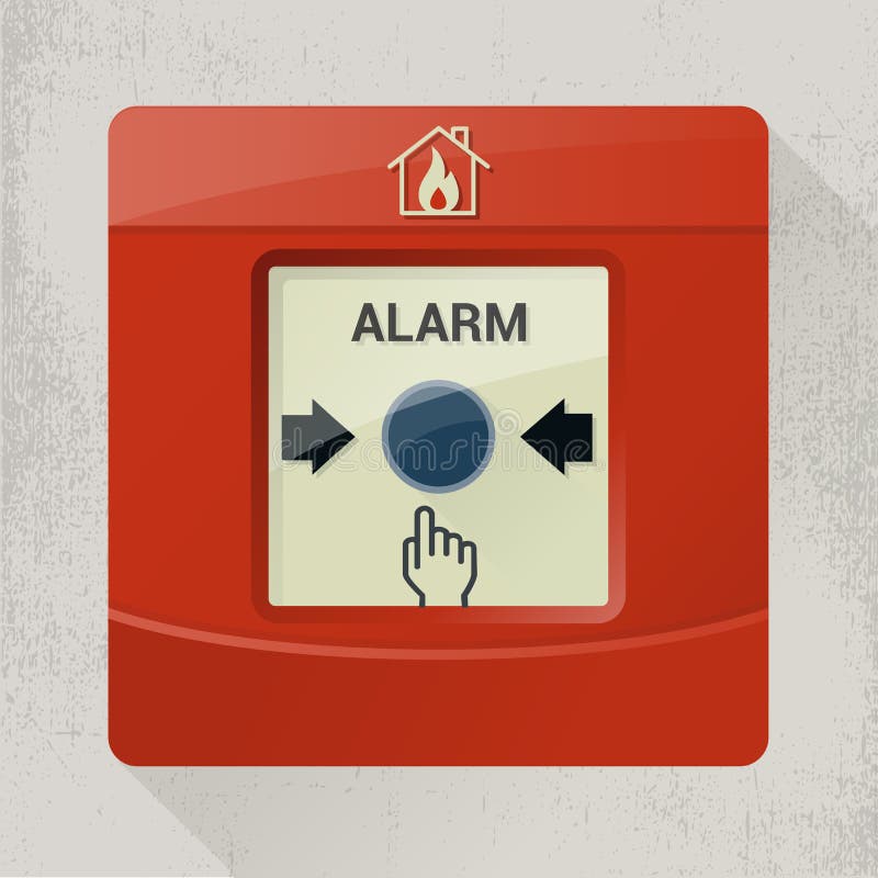 Fire alarm vector illustration