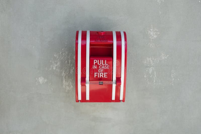 Fire Alarm Pull on the Wall Stock Image - Image of cruise, equipment ...