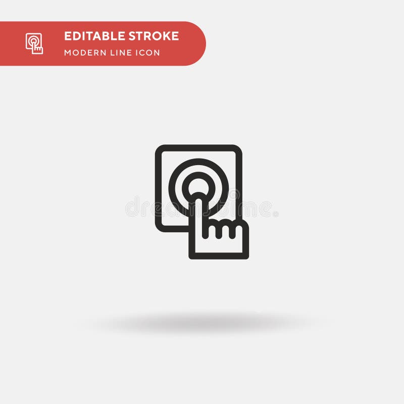Fire Alarm Simple vector icon. Illustration symbol design template for web mobile UI element. Perfect color modern pictogram on royalty free illustration