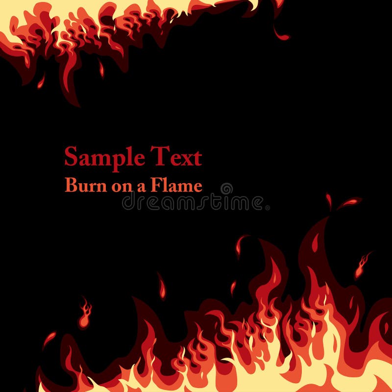 Fire background stock illustration
