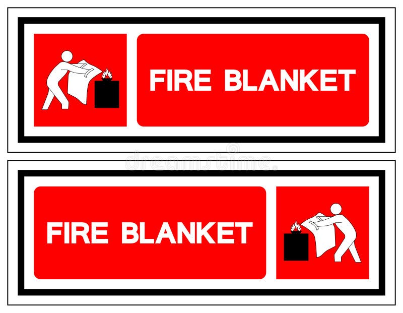 Fire Blanket Sign Stock Illustrations 302 Fire Blanket Sign Stock Illustrations, Vectors